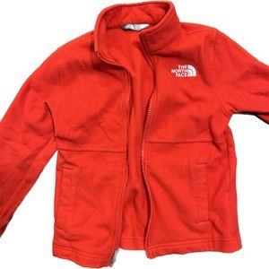 North face fleece zip up - youth